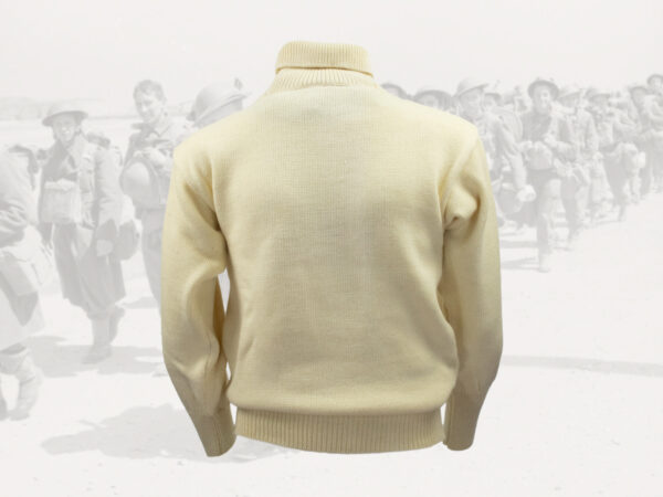 Submariner roll neck sweater, ecru - Image 2