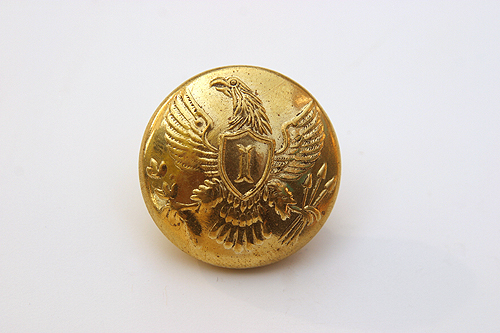 Brass Union Infantry Officers Button - Re-enactment Shop