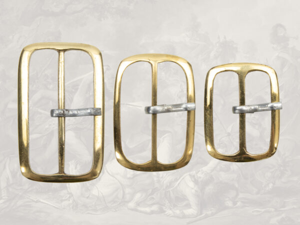 Rectangular brass buckle – Image 2