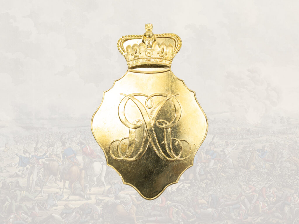 British 1812 shako plate