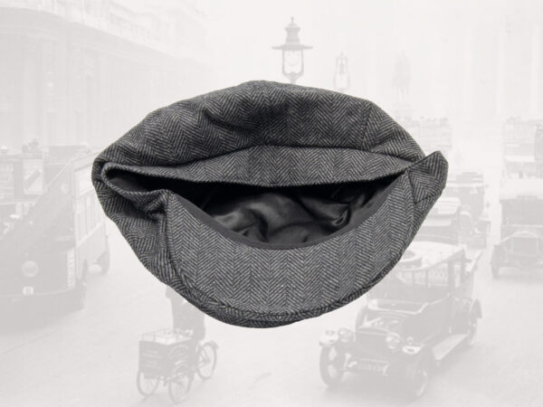 8-panel cap, herringbone, grey – Bild 7