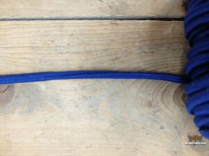 Square cord, blue, 5,5 cm