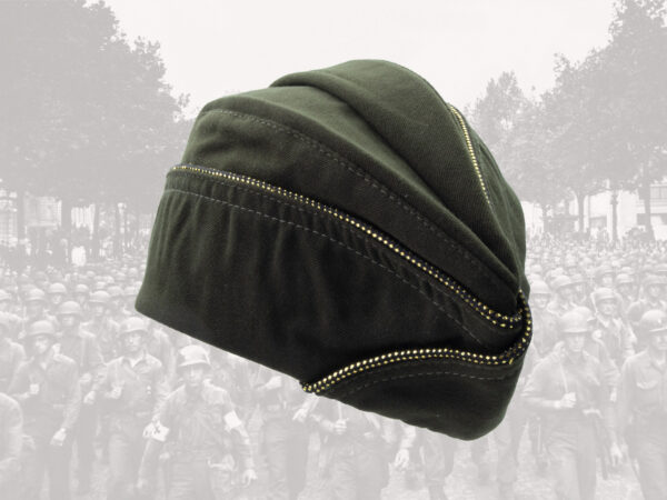 Garrison cap, WAC, officers, O.D. (black/gold) - Afbeelding 2