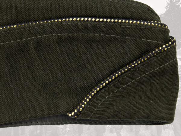 Garrison cap, WAC, officers, O.D. (black/gold) - Afbeelding 3