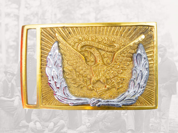 Union eagle belt buckle