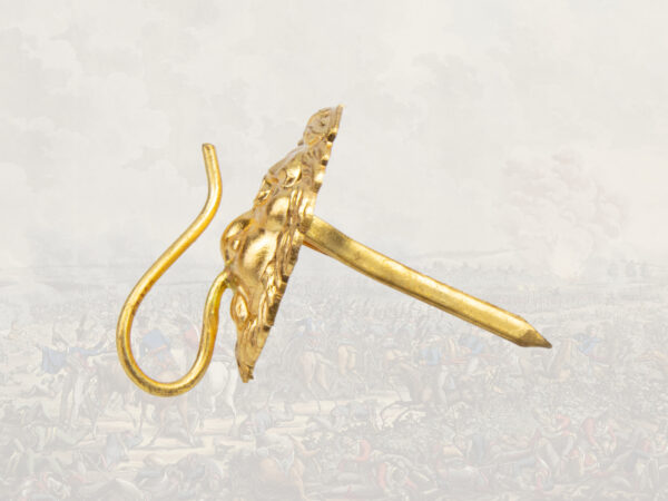 Gold coloured lion head – Image 3