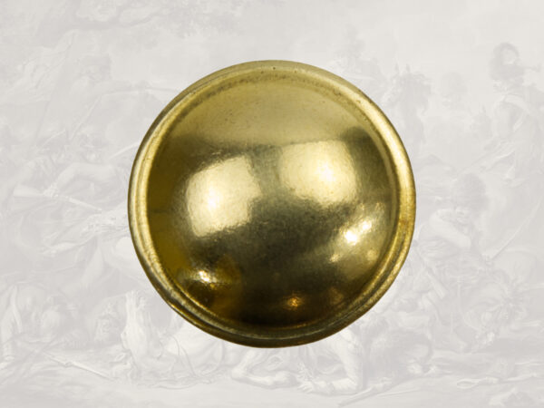 Button, domed, brass – Image 2