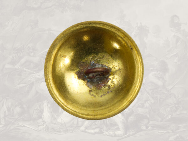 Button, domed, brass – Image 3