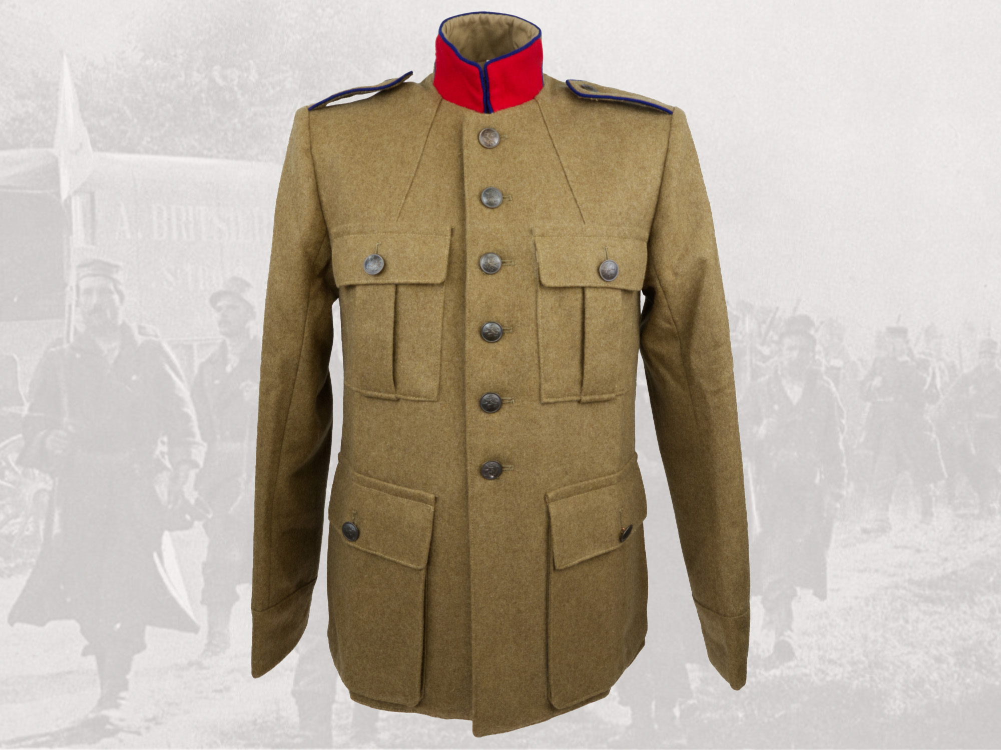 Belgian field jacket WWI Re enactment Shop