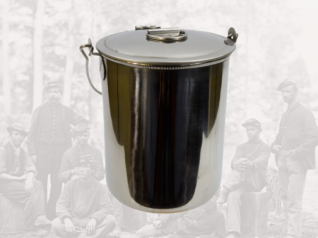 Corn boiler/mucket, stainless steel