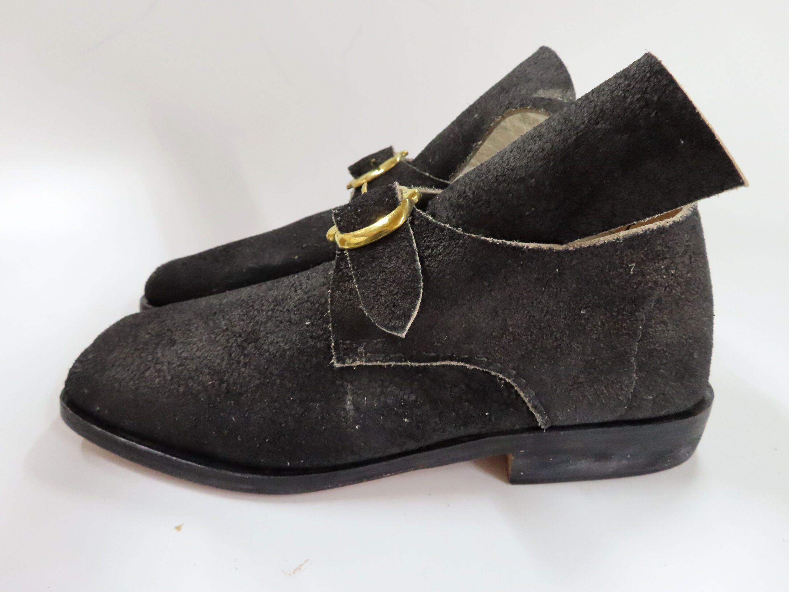 Uundgåelig inch sammensværgelse 18th century shoes, budget version - Re-enactment Shop