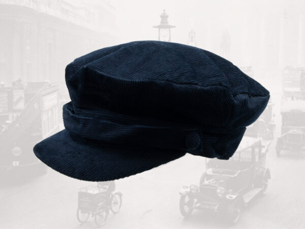 Cord cadet cap, blue