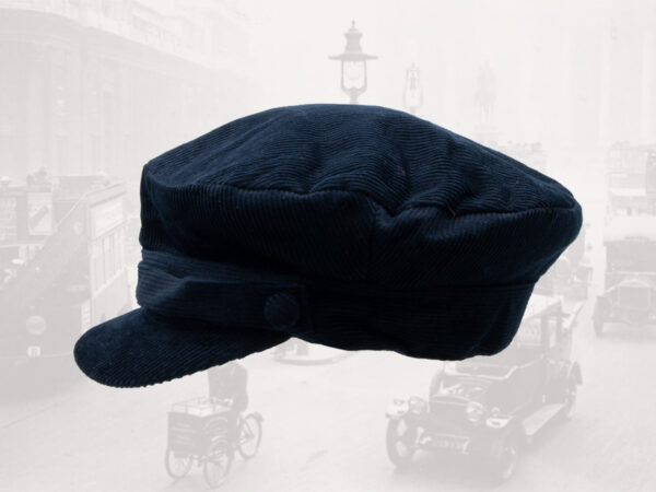Cord cadet cap, blue - Image 5