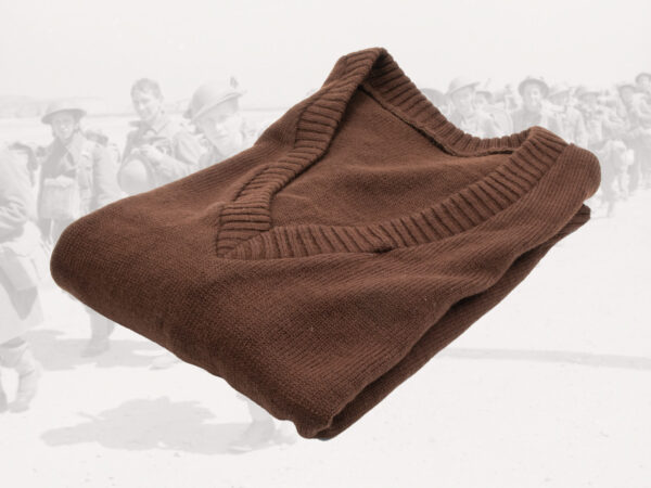 Brown wool sweater, new old stock (original) – Bild 5