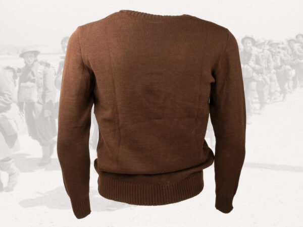 Brown wool sweater, new old stock (original) – Bild 3