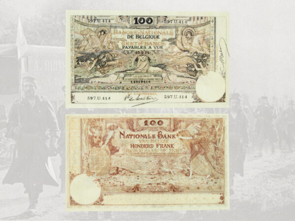 Belgian WWI Banknote set – Bild 3