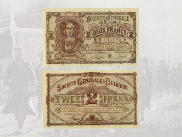 Belgian WWI Banknote set – Bild 5