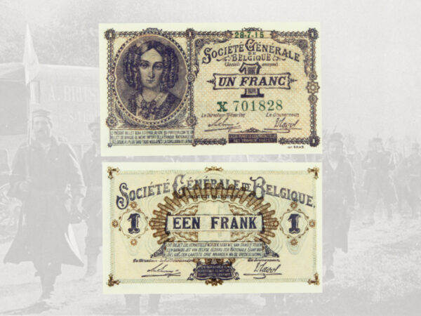 Belgian WWI Banknote set – Bild 6