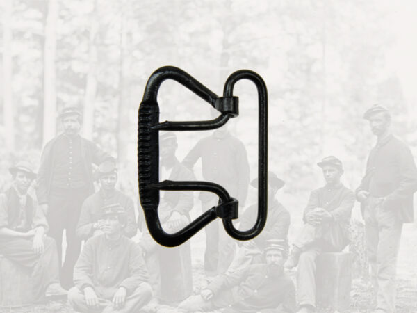 Trousers buckle, black