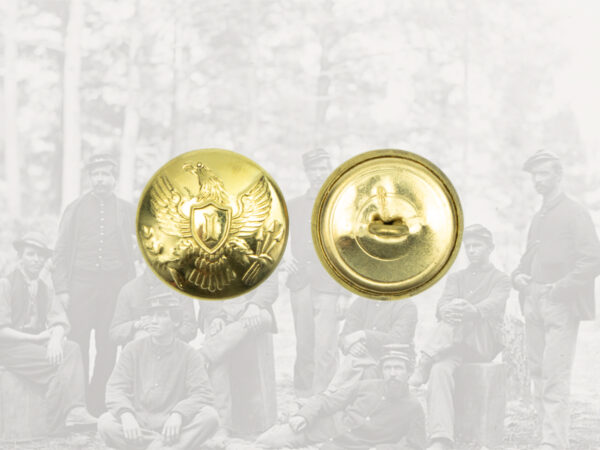 Brass Union Infantry Officers Button - Image 2