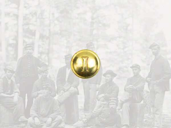 Brass CS Infantry button