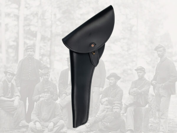 Holster, black leather, left draw - Image 2