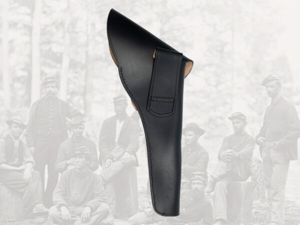 Holster, black leather, left draw - Image 3