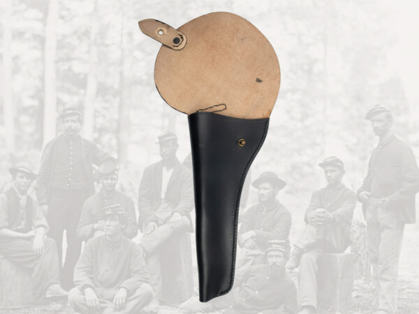 Holster, black leather, left draw - Image 4