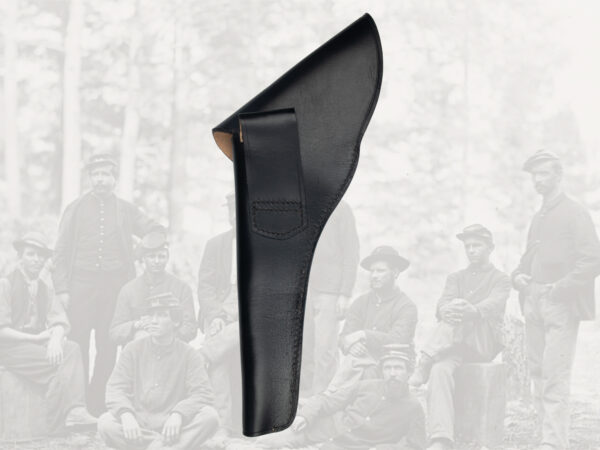 Holster, black leather, right draw - Afbeelding 3