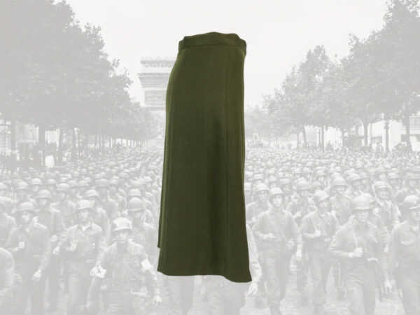 Skirt, OD, Dark, Women's, Officer's - Image 2