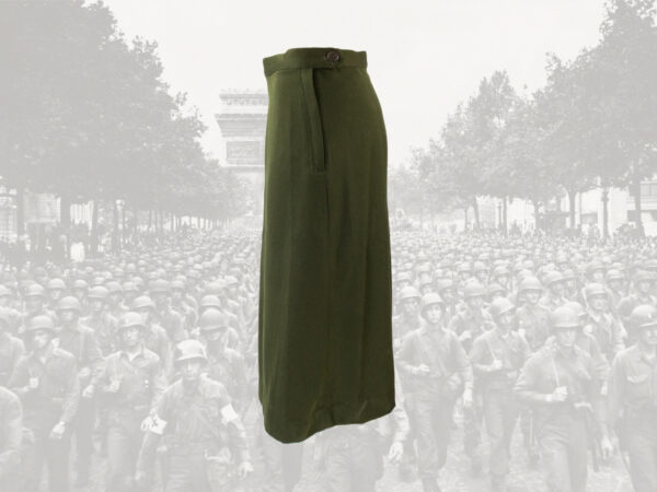 Skirt, OD, Dark, Women's, Officer's - Image 4