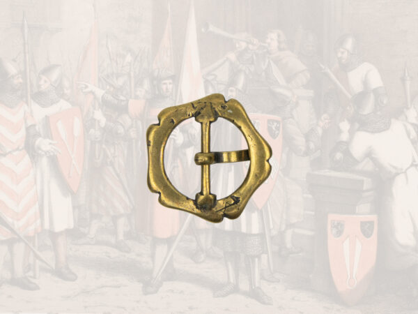 Buckle, brass, 20 mm – Image 3
