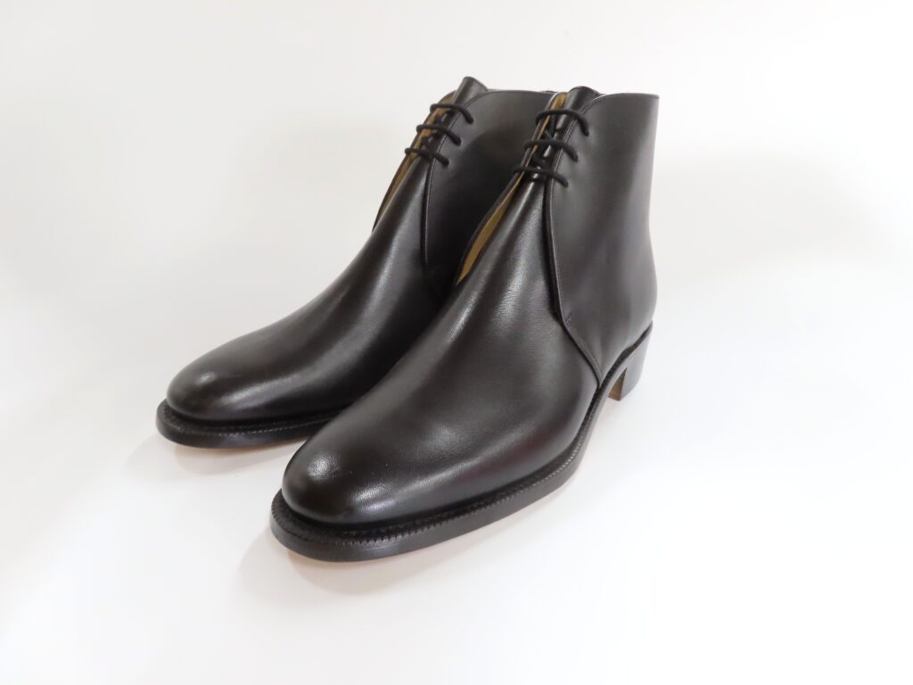 George boots, black leather, new old stock