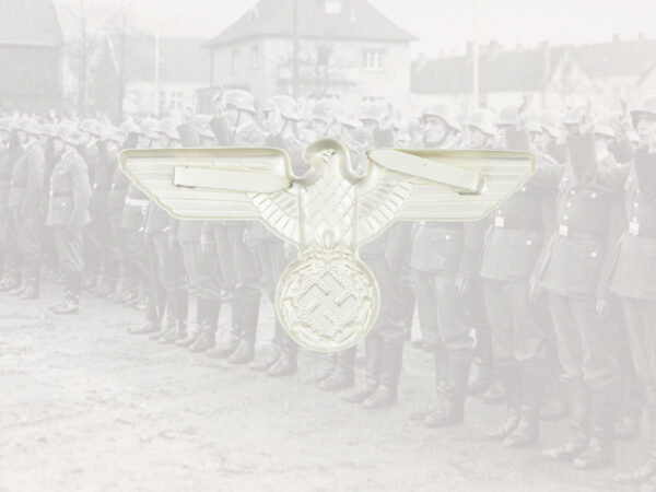 NSDAP cap eagle in silver - Image 2