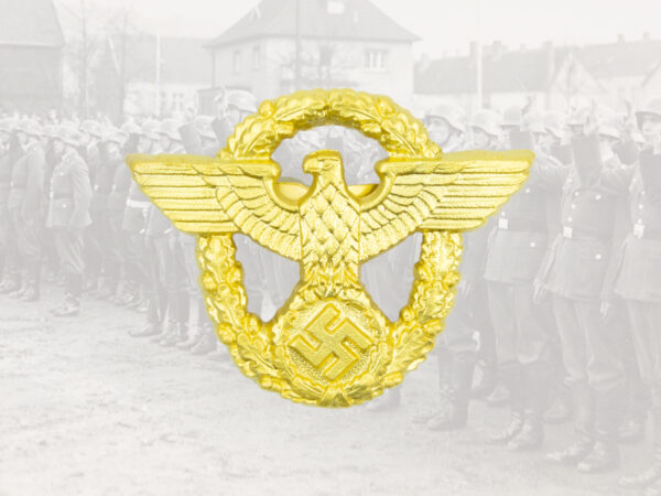 Mützenadler Polizei, gold