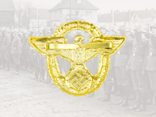 Mützenadler Polizei, gold – Bild 2