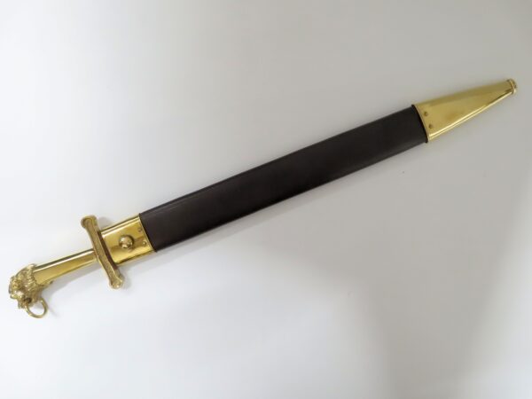 Bandsman sword with lion head