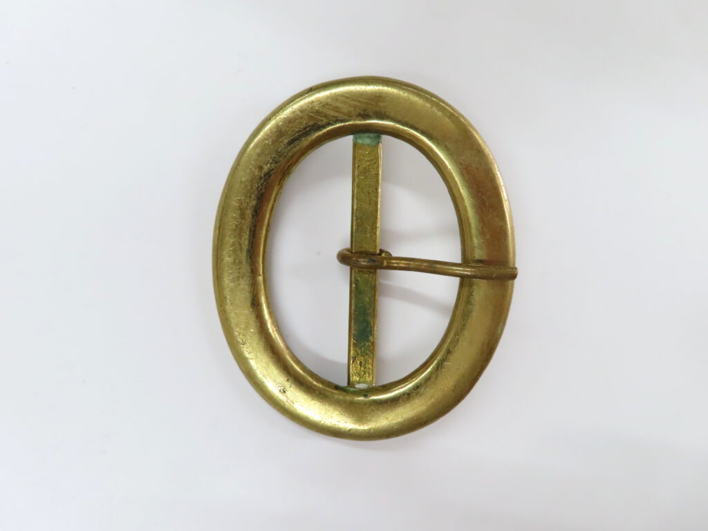 Buckle, brass, used